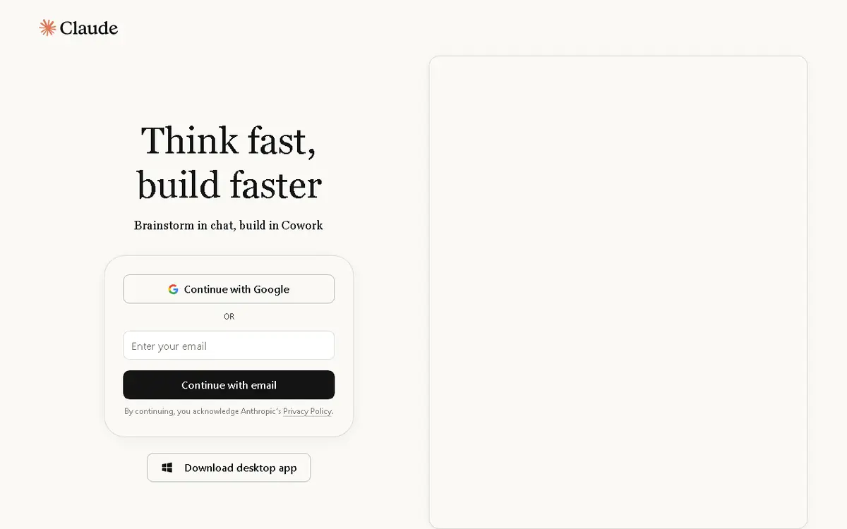 Claude interface screenshot