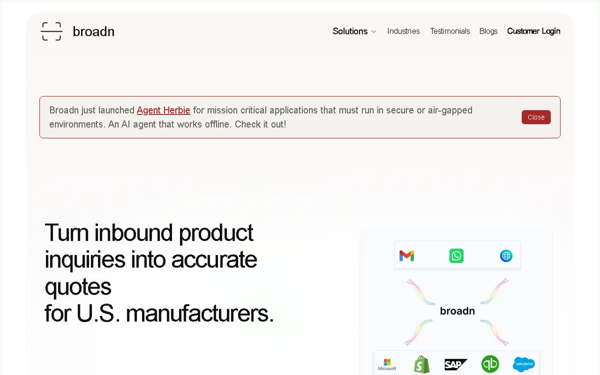 broadn interface screenshot