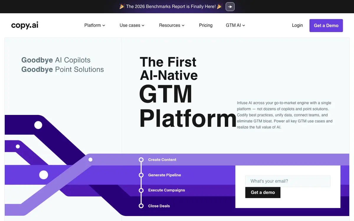 Copy.ai interface screenshot