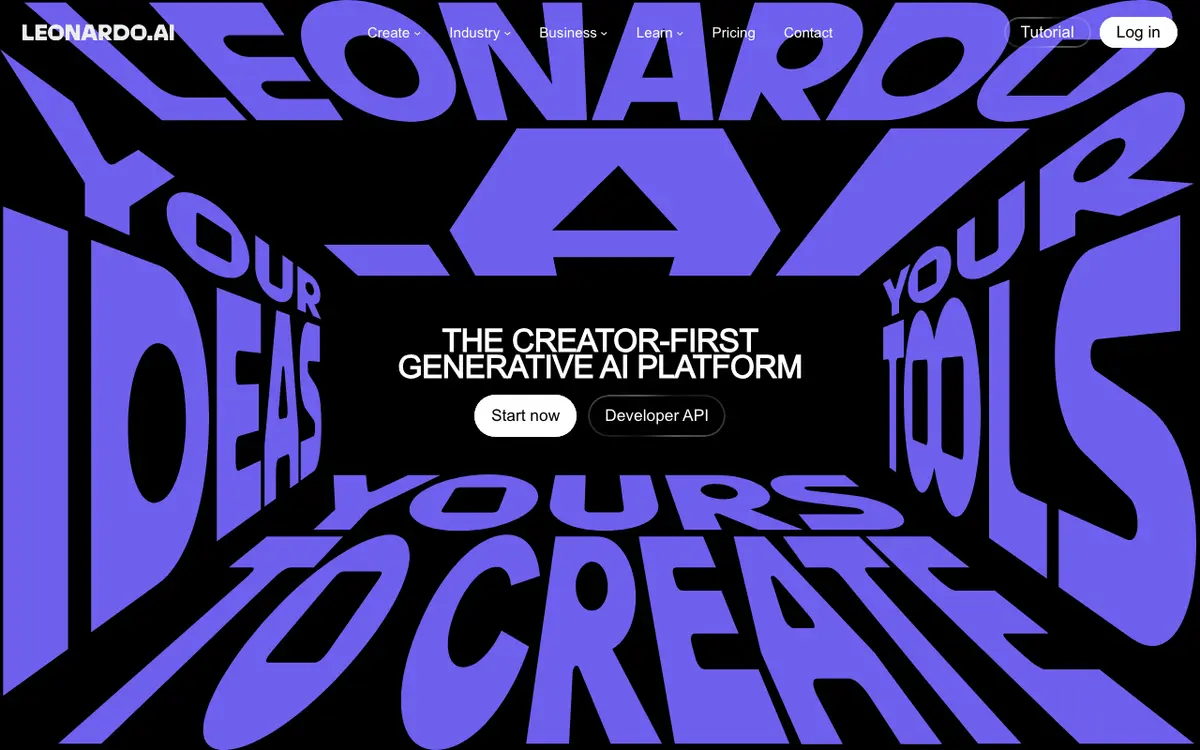 Leonardo.ai interface screenshot