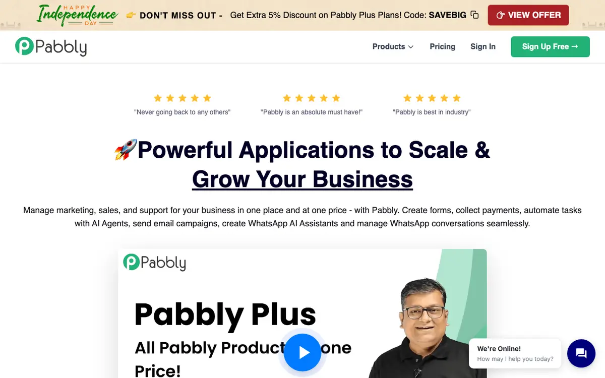 Pabbly Connect interface screenshot
