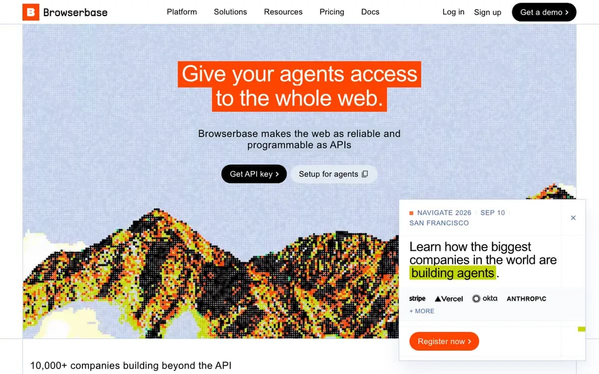 Browserbase interface screenshot