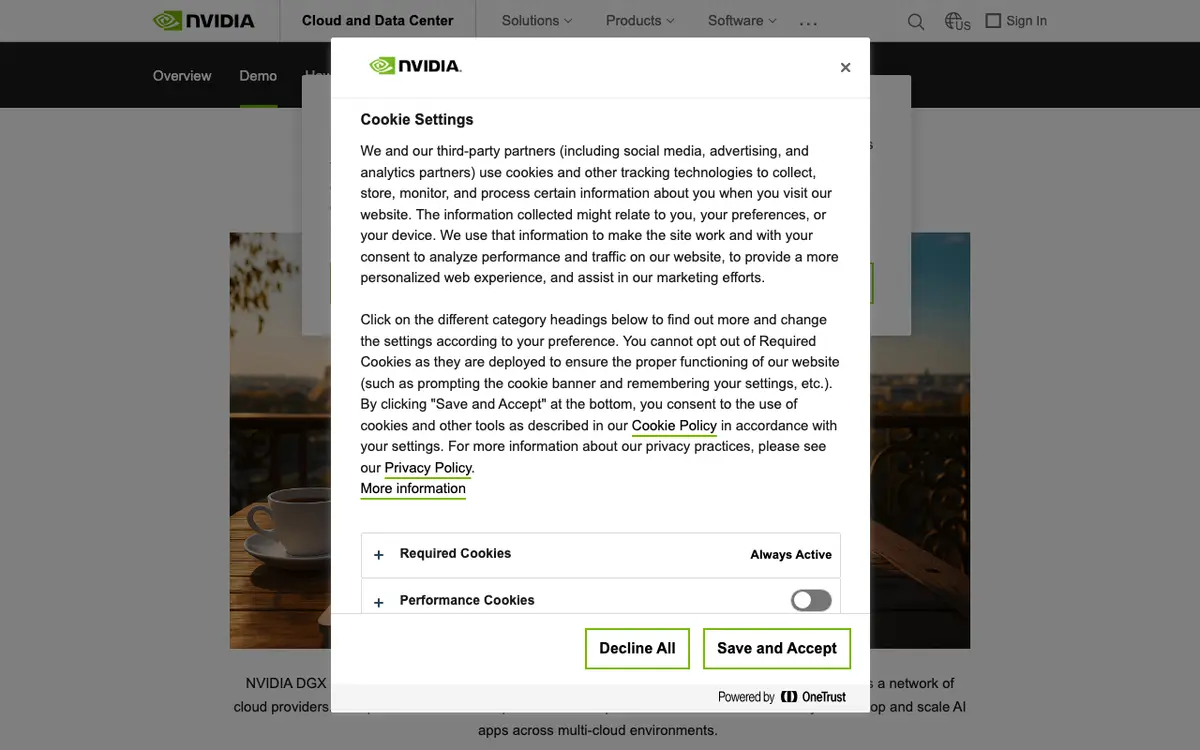 NVIDIA DGX Cloud Lepton interface screenshot