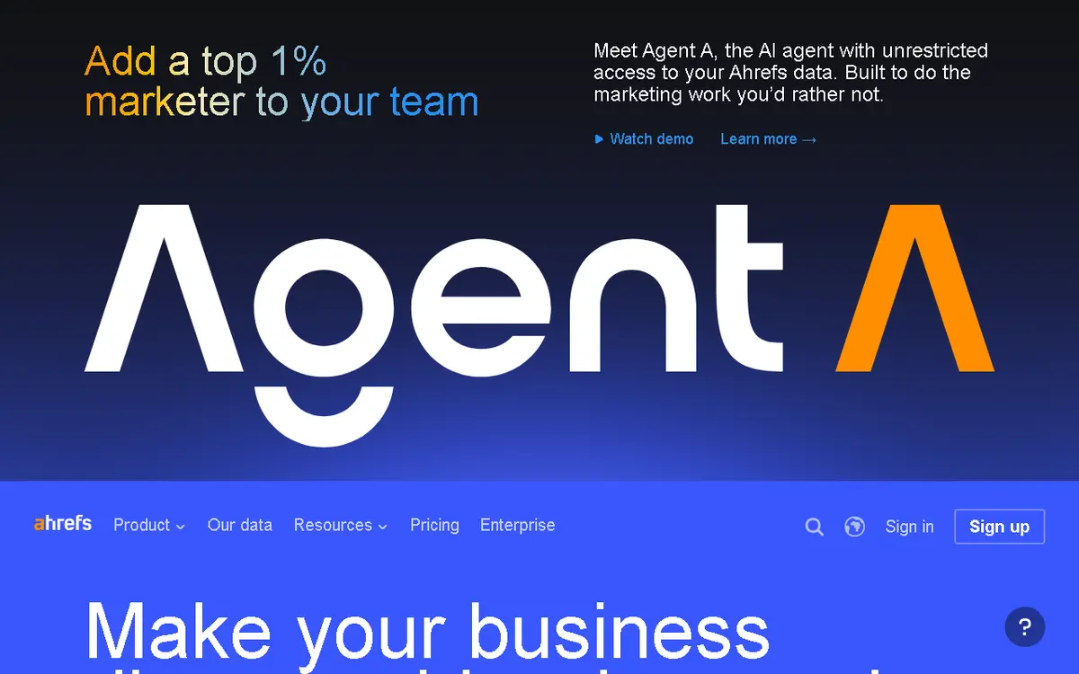 Ahrefs interface screenshot
