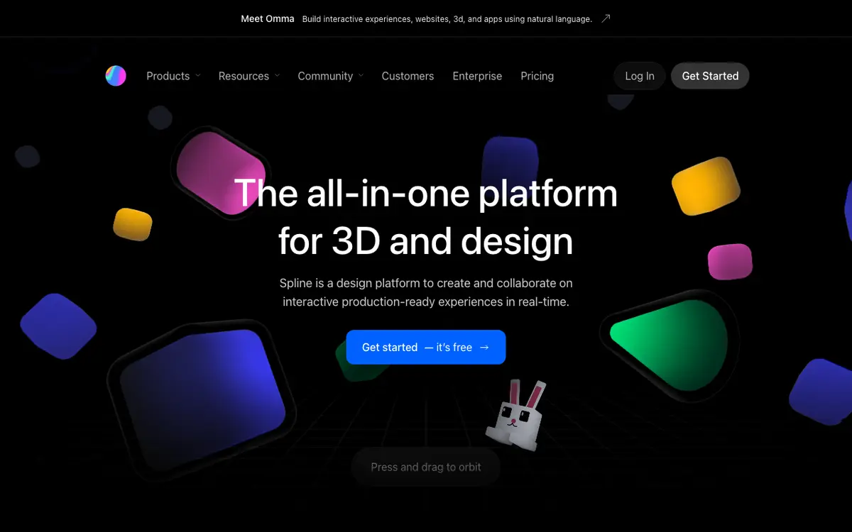 Spline AI interface screenshot
