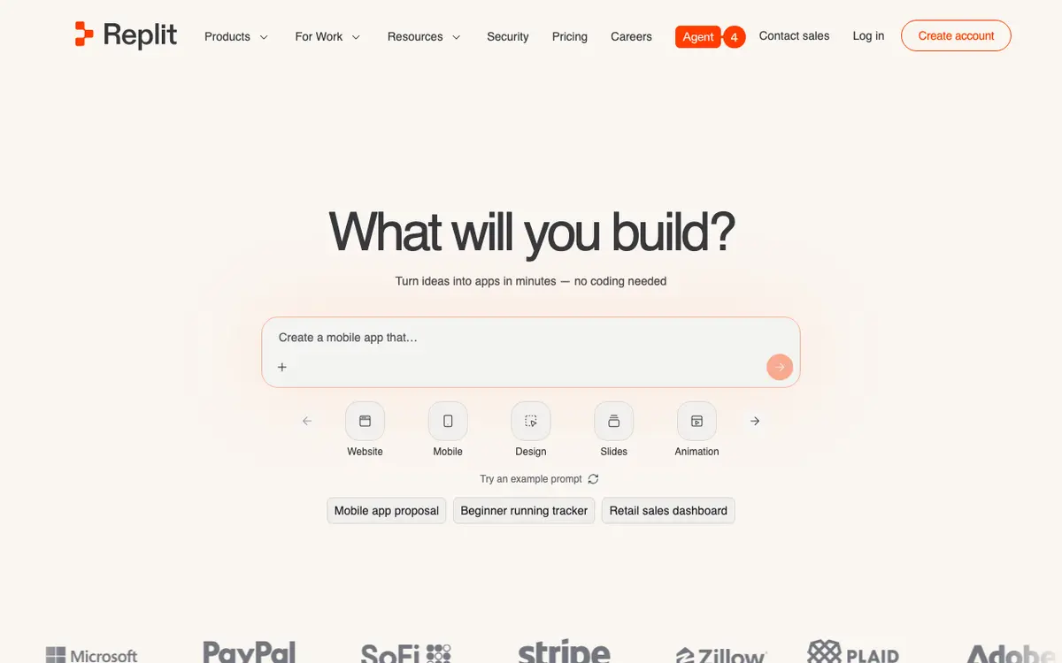 Replit interface screenshot